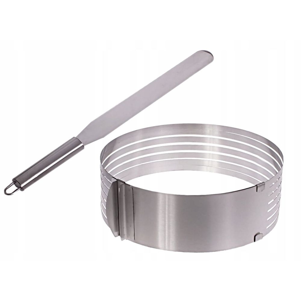 Cake cutting band with knife - round, 8.5 cm