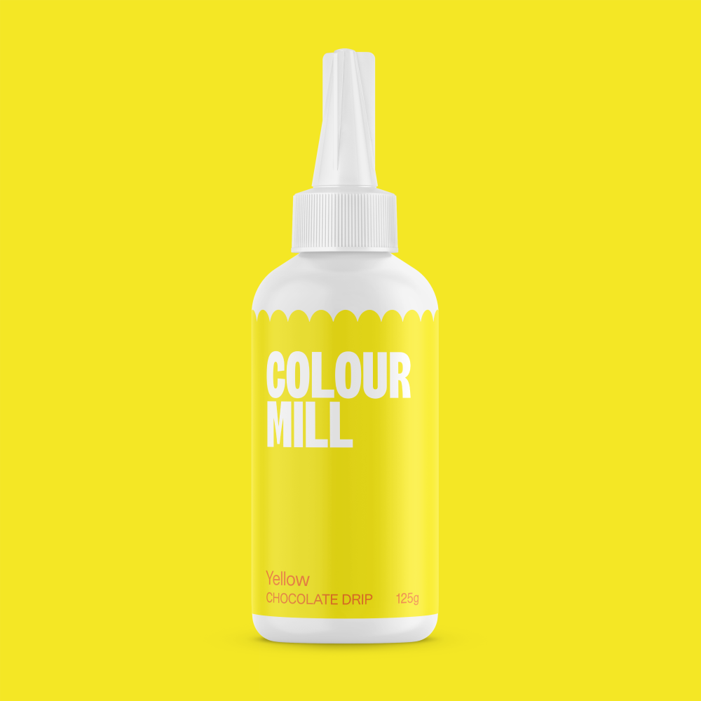 Chocolate Drip Topping - Colour Mill - Yellow, 125 g