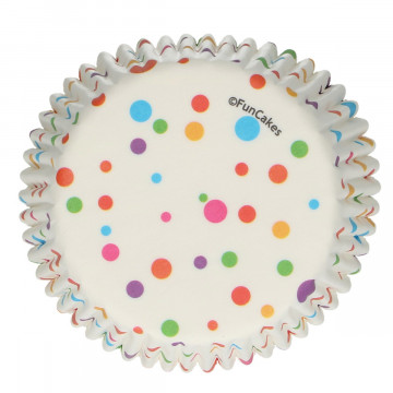 Muffin curlers - FunCakes - confetti, 48 pcs.