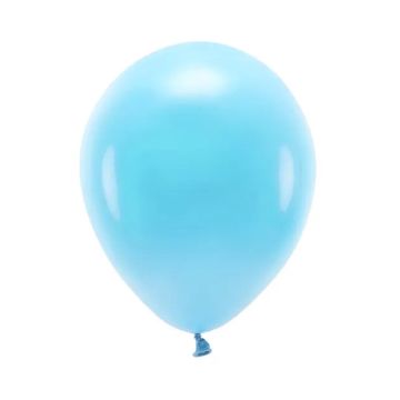 Eco Pastel latex balloons - PartyDeco - light blue, 26 cm, 10 pcs.