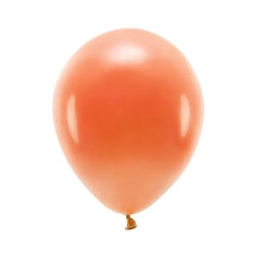 Eco Pastel latex balloons - PartyDeco - orange, 26 cm, 10 pcs.
