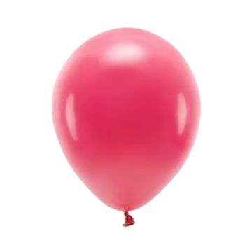 Balony lateksowe Eco Pastel - PartyDeco - jasnoczerwone, 26 cm, 10 szt.