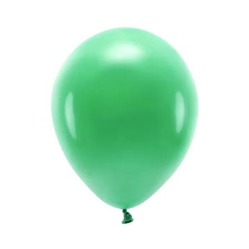Balony lateksowe Eco Pastel - PartyDeco - zielone, 26 cm, 10 szt.