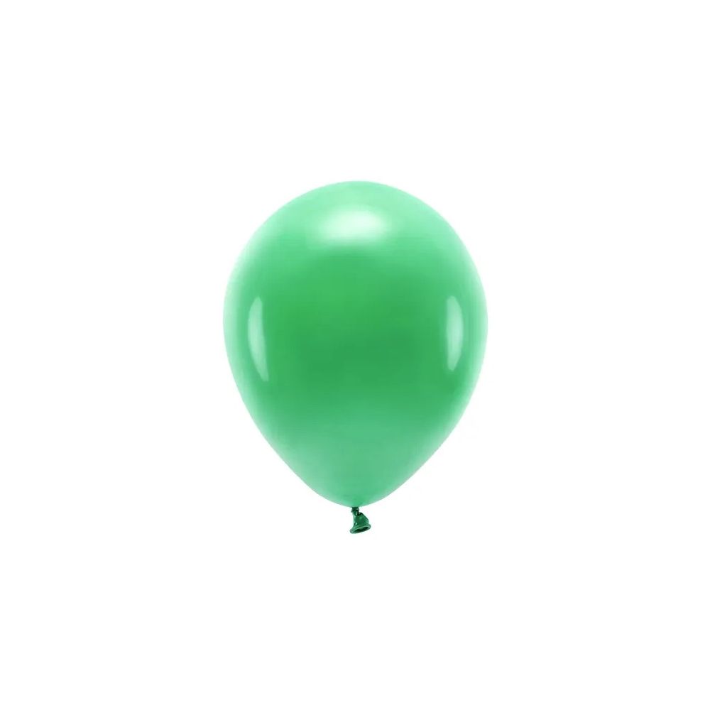 Balony lateksowe Eco Pastel - PartyDeco - zielone, 26 cm, 10 szt.