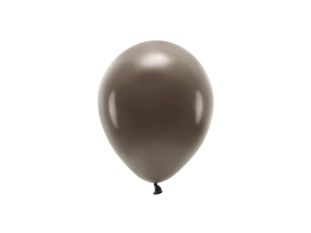 Balony lateksowe Eco Pastel - PartyDeco - brązowe, 26 cm, 10 szt.