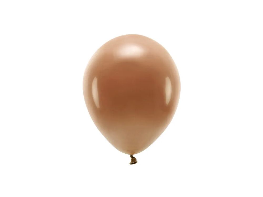 Eco Pastel latex balloons - PartyDeco - chocolate brown, 26 cm, 10 pcs.