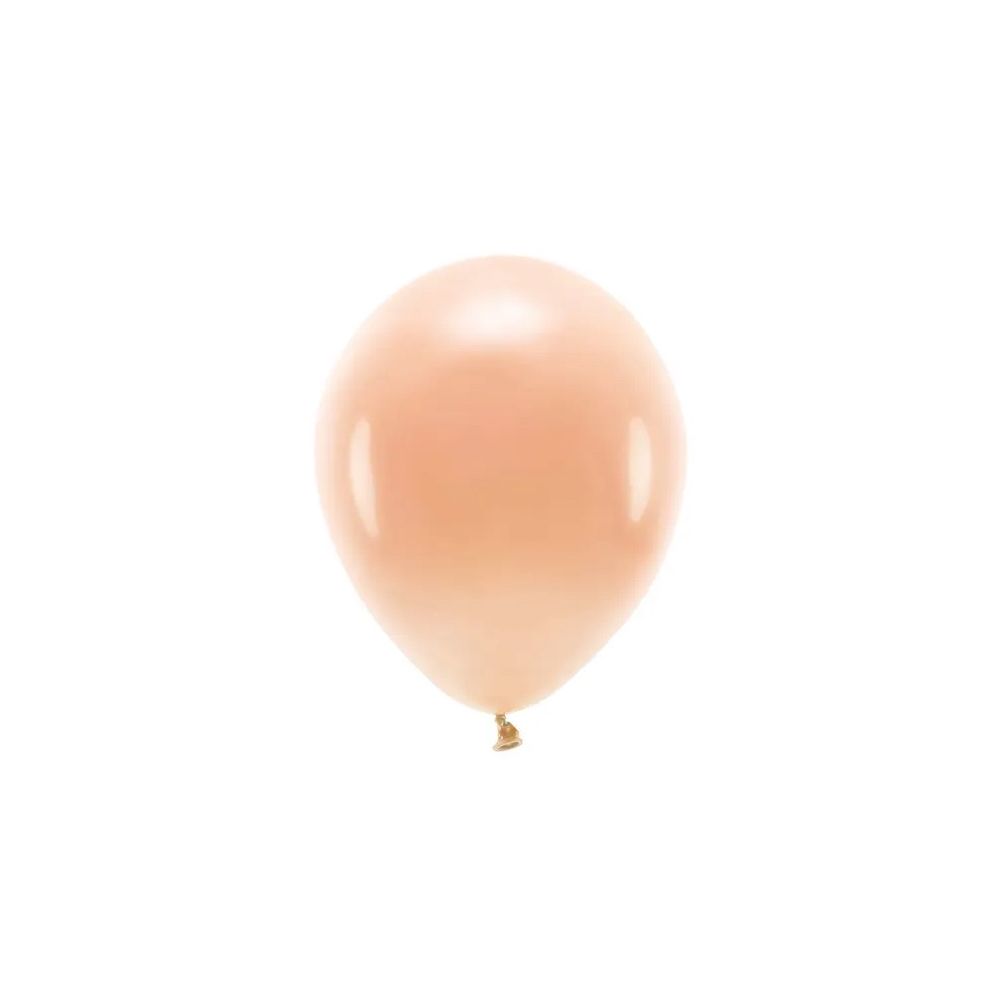 Eco Pastel latex balloons - PartyDeco - peach, 26 cm, 10 pcs.