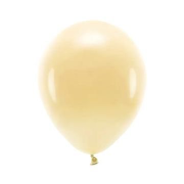 Eco Pastel latex balloons - PartyDeco - light peach, 26 cm, 10 pcs.