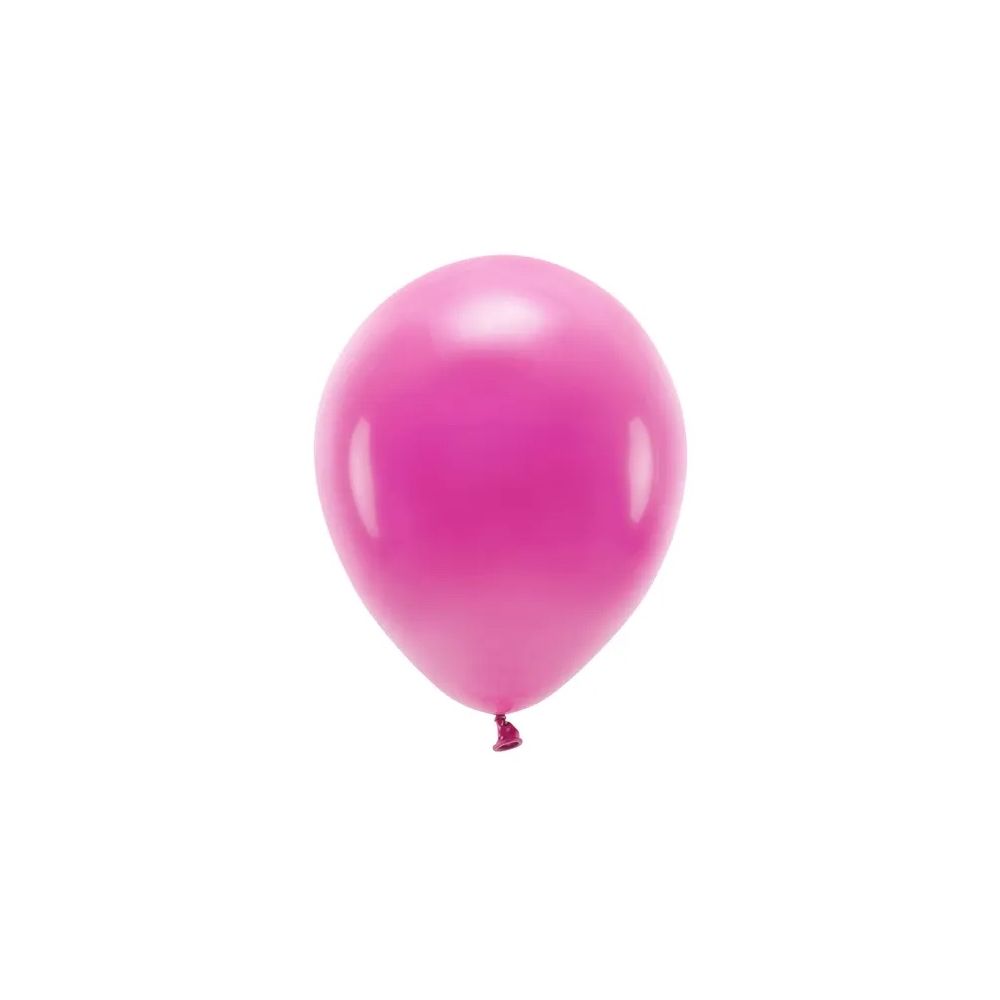 Eco Pastel latex balloons - PartyDeco - fuchsia, 26 cm, 10 pcs.