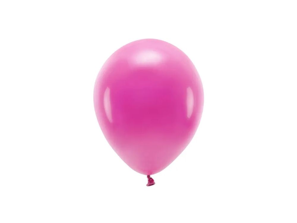Eco Pastel latex balloons - PartyDeco - fuchsia, 26 cm, 10 pcs.