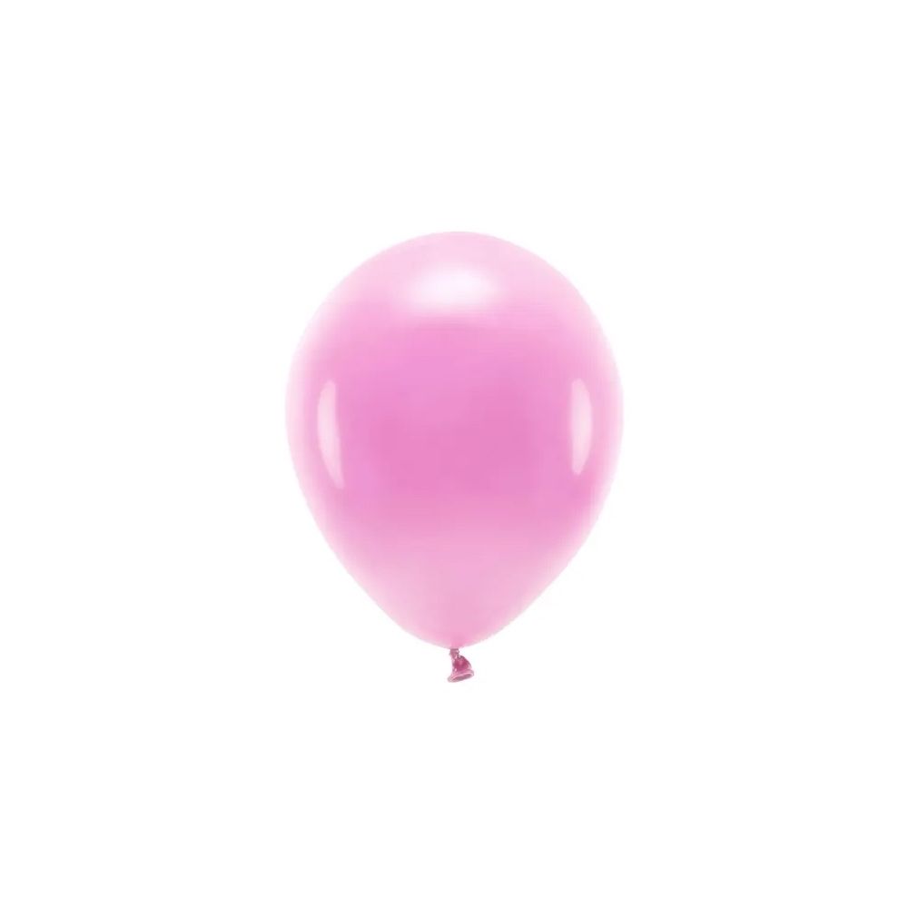 Eco Pastel latex balloons - PartyDeco - pink, 26 cm, 10 pcs.