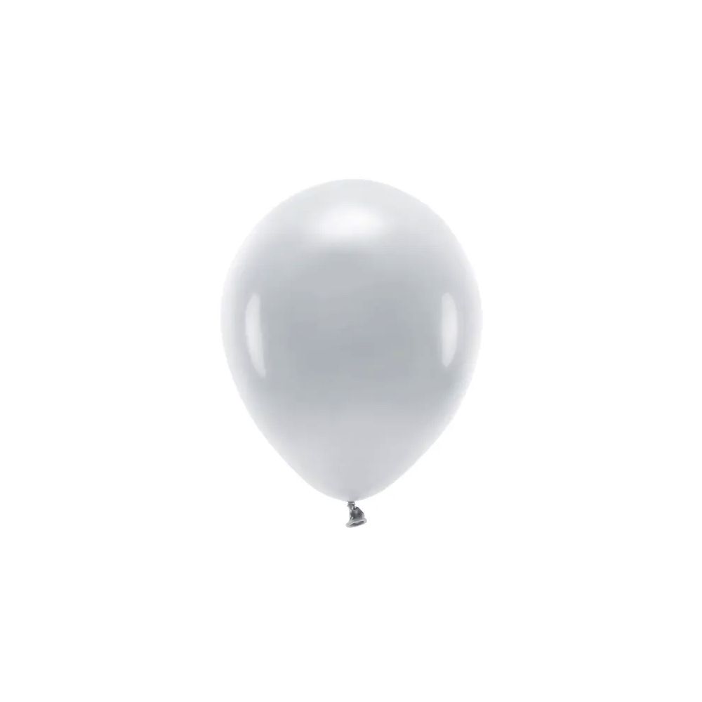 Eco Pastel latex balloons - PartyDeco - grey, 26 cm, 10 pcs.