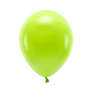 Eco Pastel latex balloons - PartyDeco - green apple, 26 cm, 10 pcs.