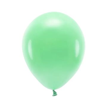Eco Pastel latex balloons - PartyDeco - mint, 26 cm, 10 pcs.