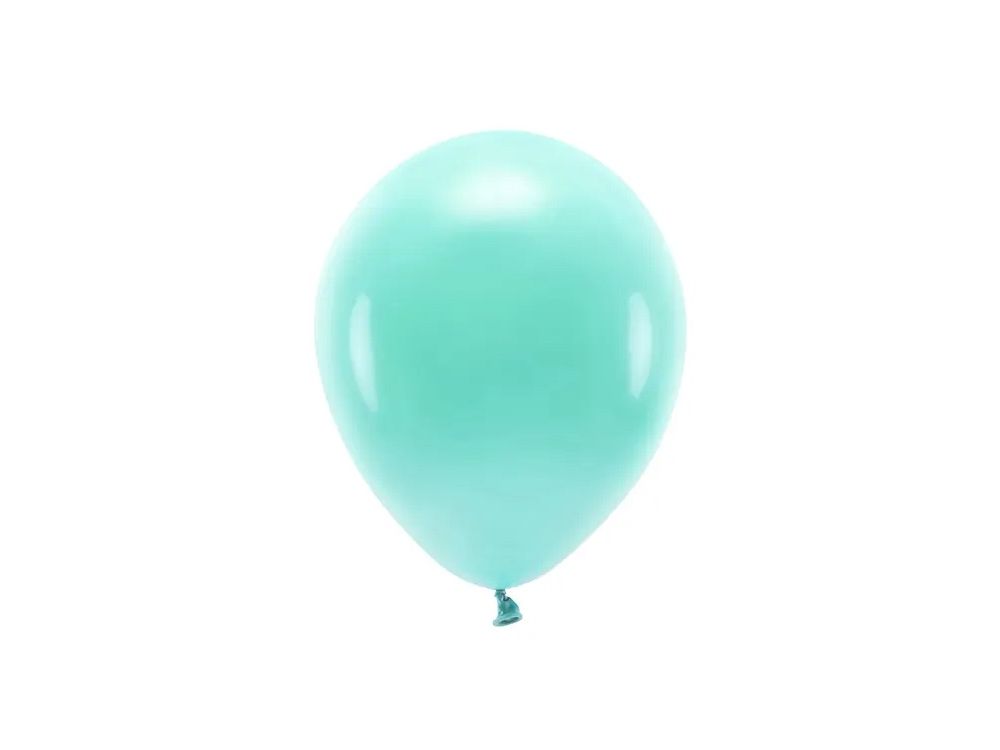 Balony lateksowe Eco Pastel - PartyDeco - ciemna mięta, 26 cm, 10 szt.
