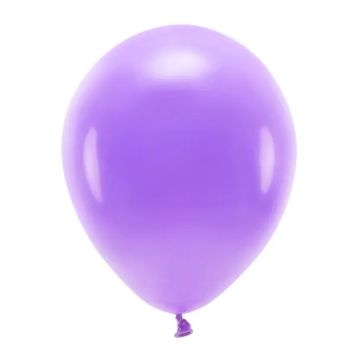 Eco Pastel latex balloons - PartyDeco - lavender, 30 cm, 10 pcs.