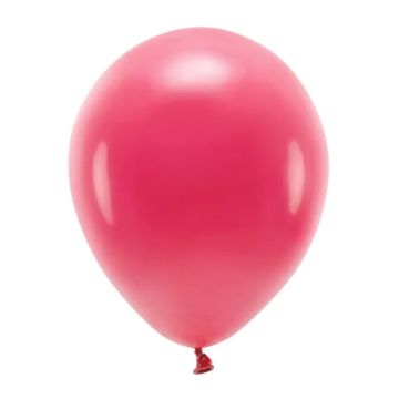 Balony lateksowe Eco Pastel - PartyDeco - jasnoczerwone, 30 cm, 10 szt.