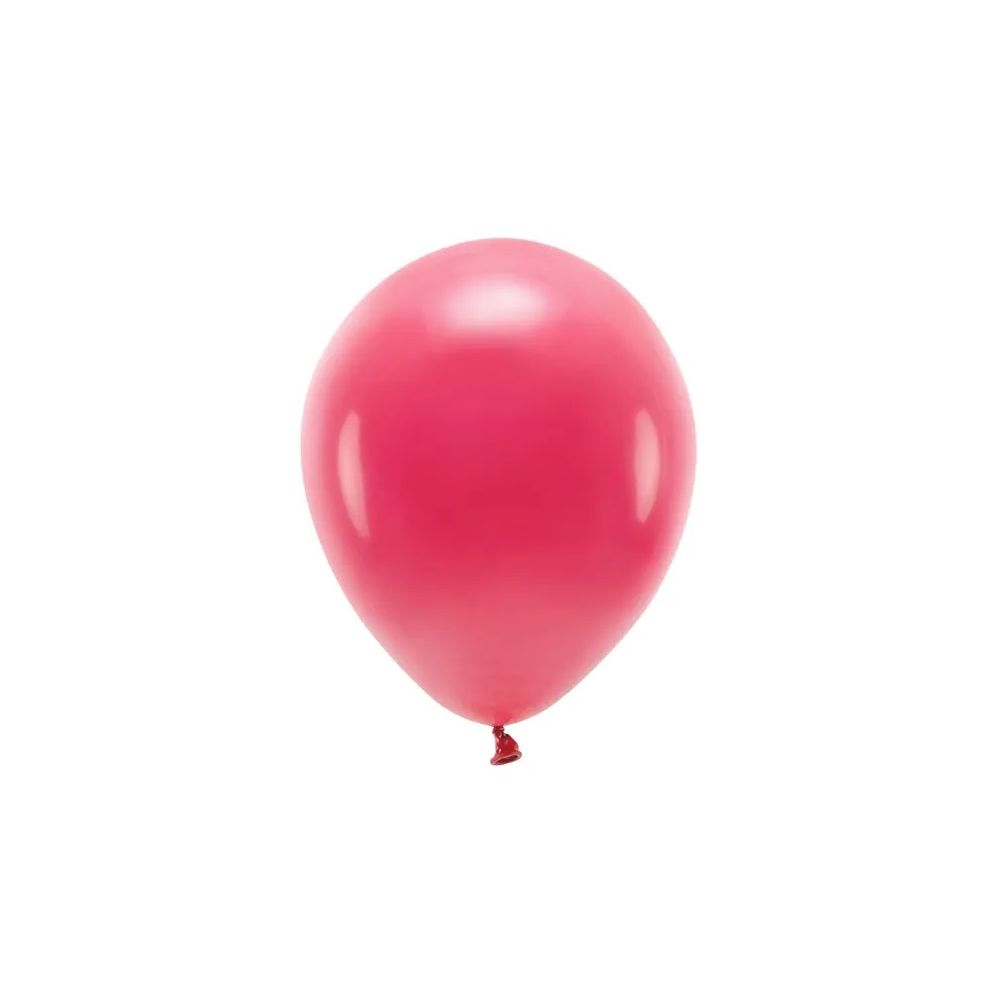 Balony lateksowe Eco Pastel - PartyDeco - jasnoczerwone, 30 cm, 10 szt.