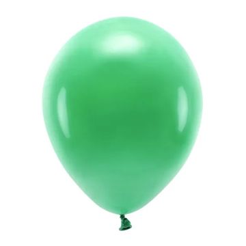 Balony lateksowe Eco Pastel - PartyDeco - zielone, 30 cm, 10 szt.