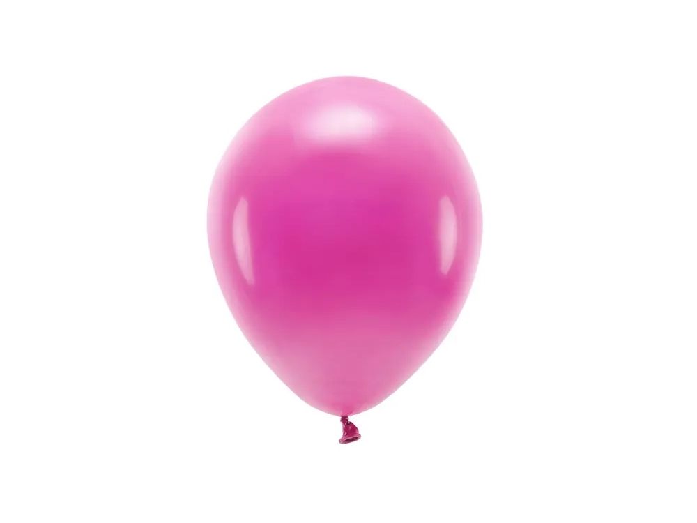 Balony lateksowe Eco Pastel - PartyDeco - fuksja, 30 cm, 10 szt.