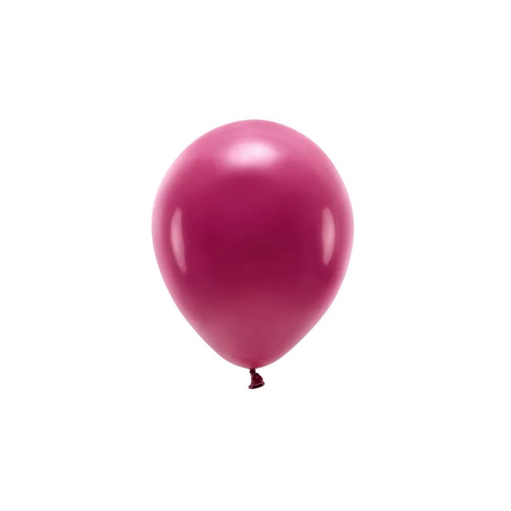 Balony lateksowe Eco Pastel - PartyDeco - bordowe, 30 cm, 10 szt.