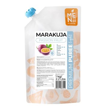 Pulpa owocowa Premium Puree Light - Menii - Marakuja, 1 kg