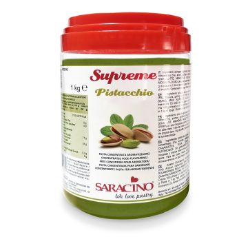 Aromat w kremie pasta smakowa - Saracino - pistacja, 1 kg
