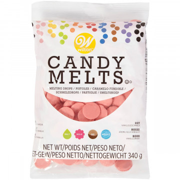 Candy Melts - Wilton - light red, 340 g