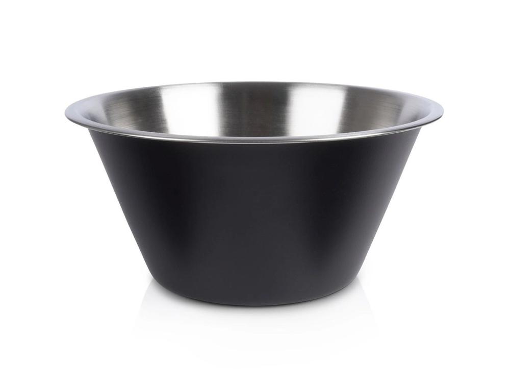 Miska kuchenna stalowa czarna - Orion - 22 cm, 2 L