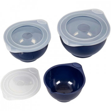 Set of kitchen bowls with lids - Wilton - 3 pcs.