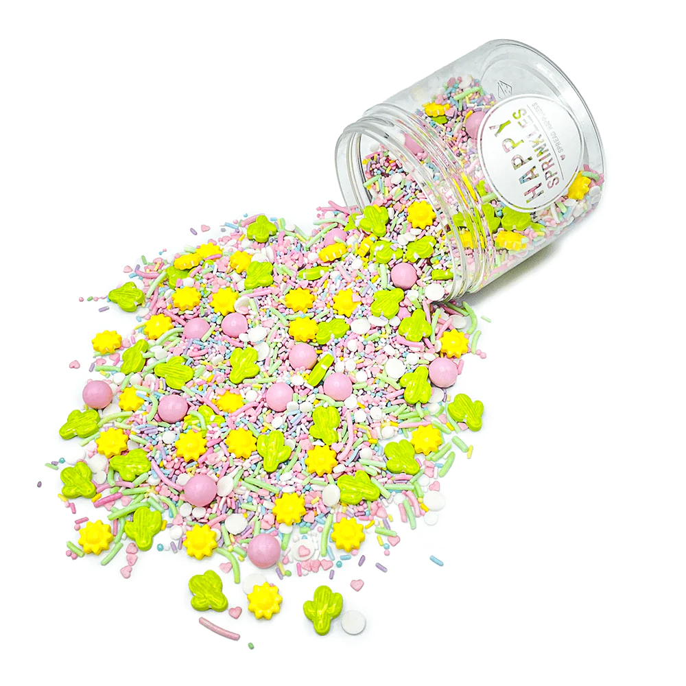 Sugar sprinkles Cactus Fiesta - Happy Sprinkles - 90 g