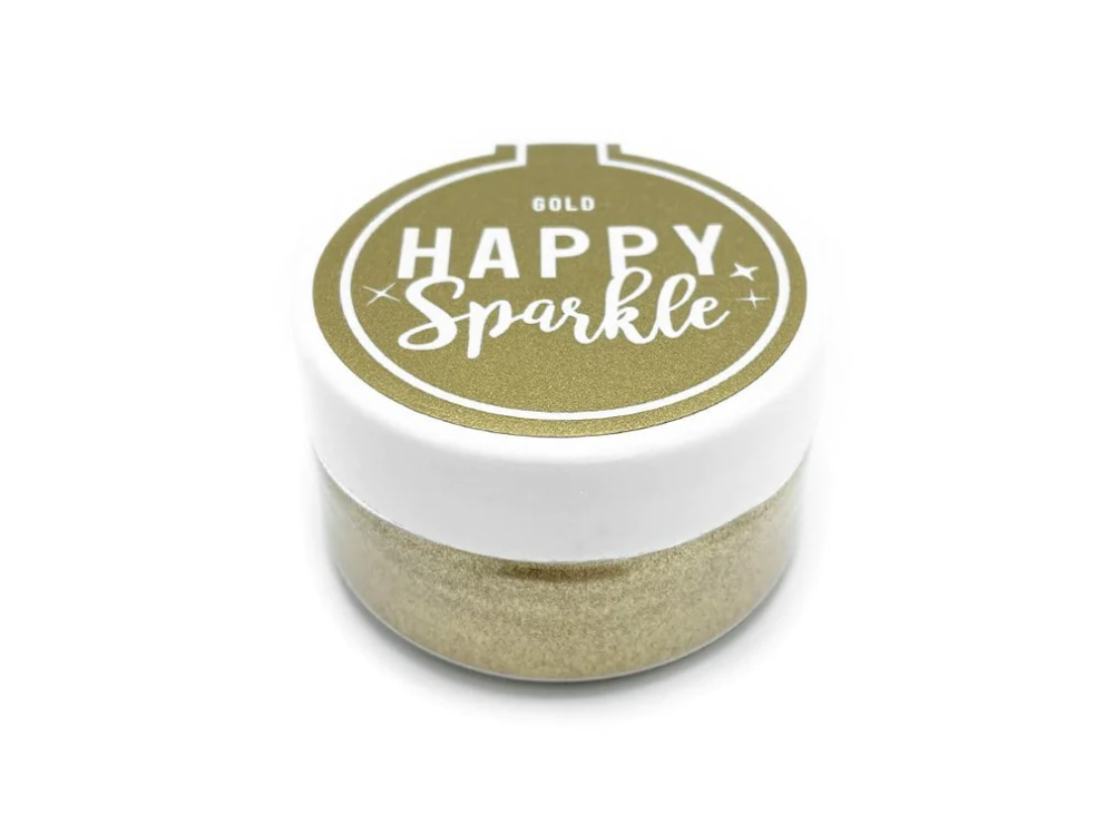 Happy Sparkle Glitter for decoration - Happy Sprinkles - gold, 12 g