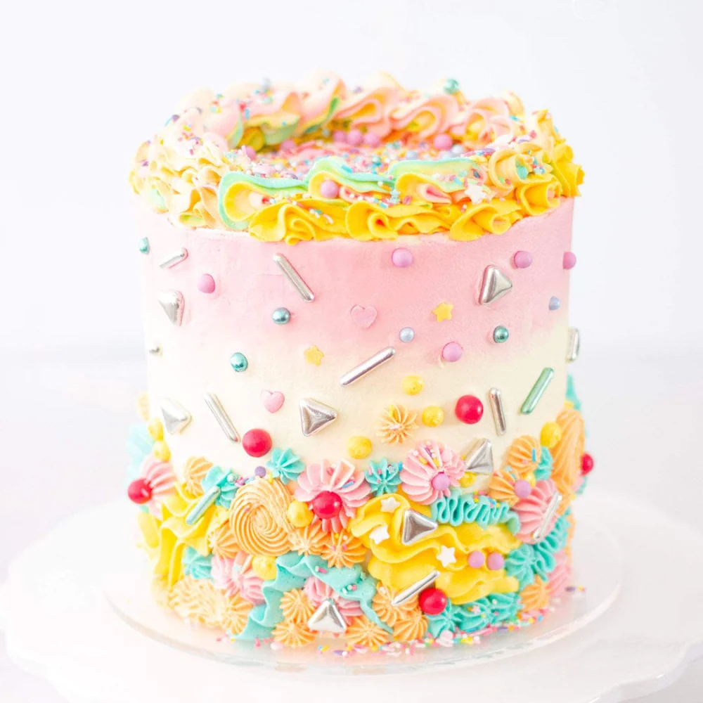 Sugar sprinkles set - Happy Sprinkles - Colour Explosion, 350 g