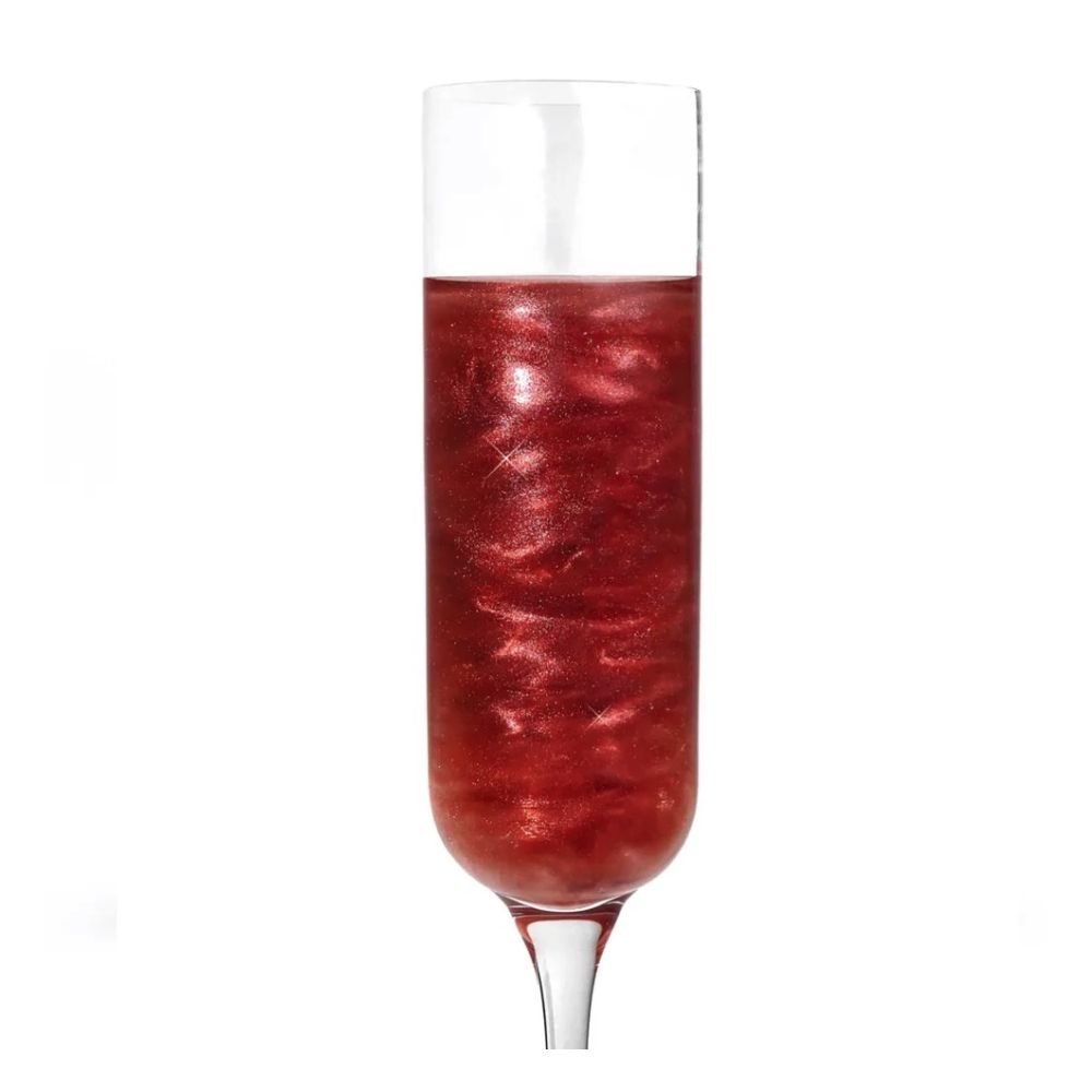 Brokat jadalny Gliter do napojów Milano Red - Słodki Bufet - czerwony, 10 g