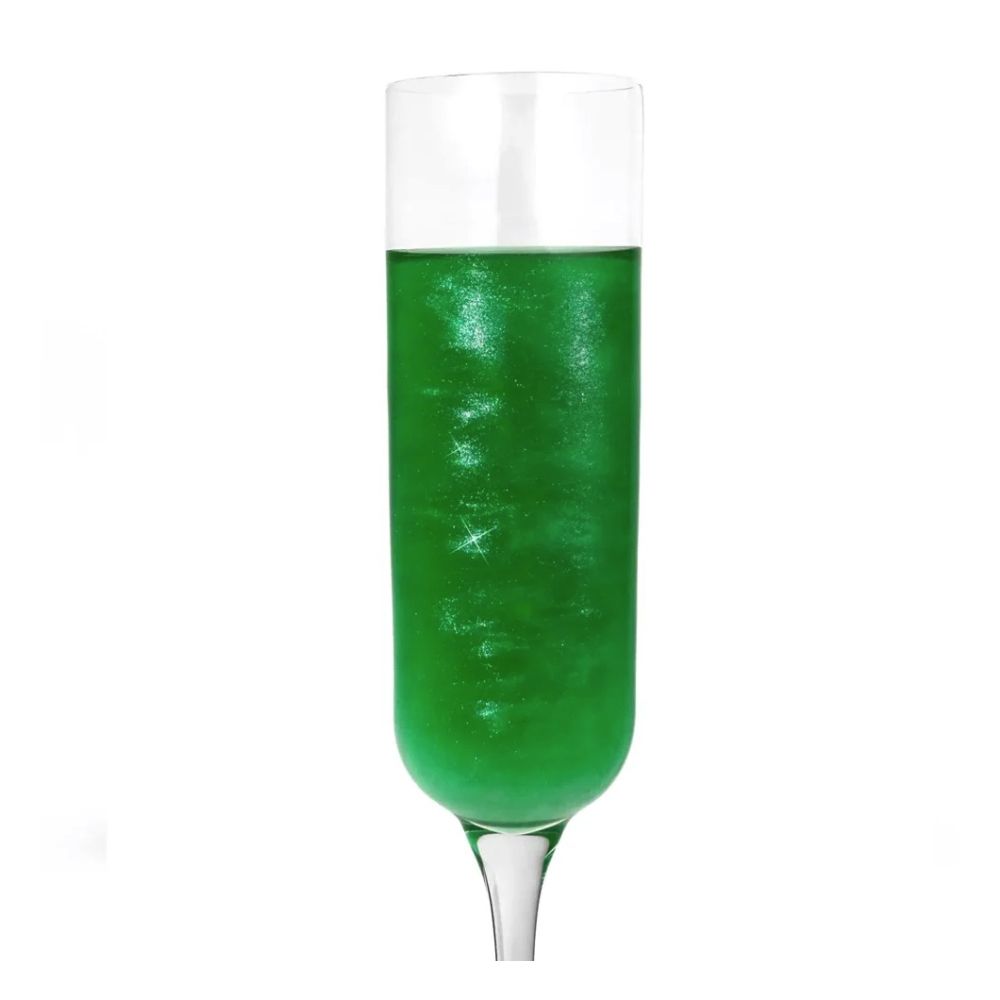 Brokat jadalny Gliter do napojów La Palma Green - Słodki Bufet - zielony, 10 g