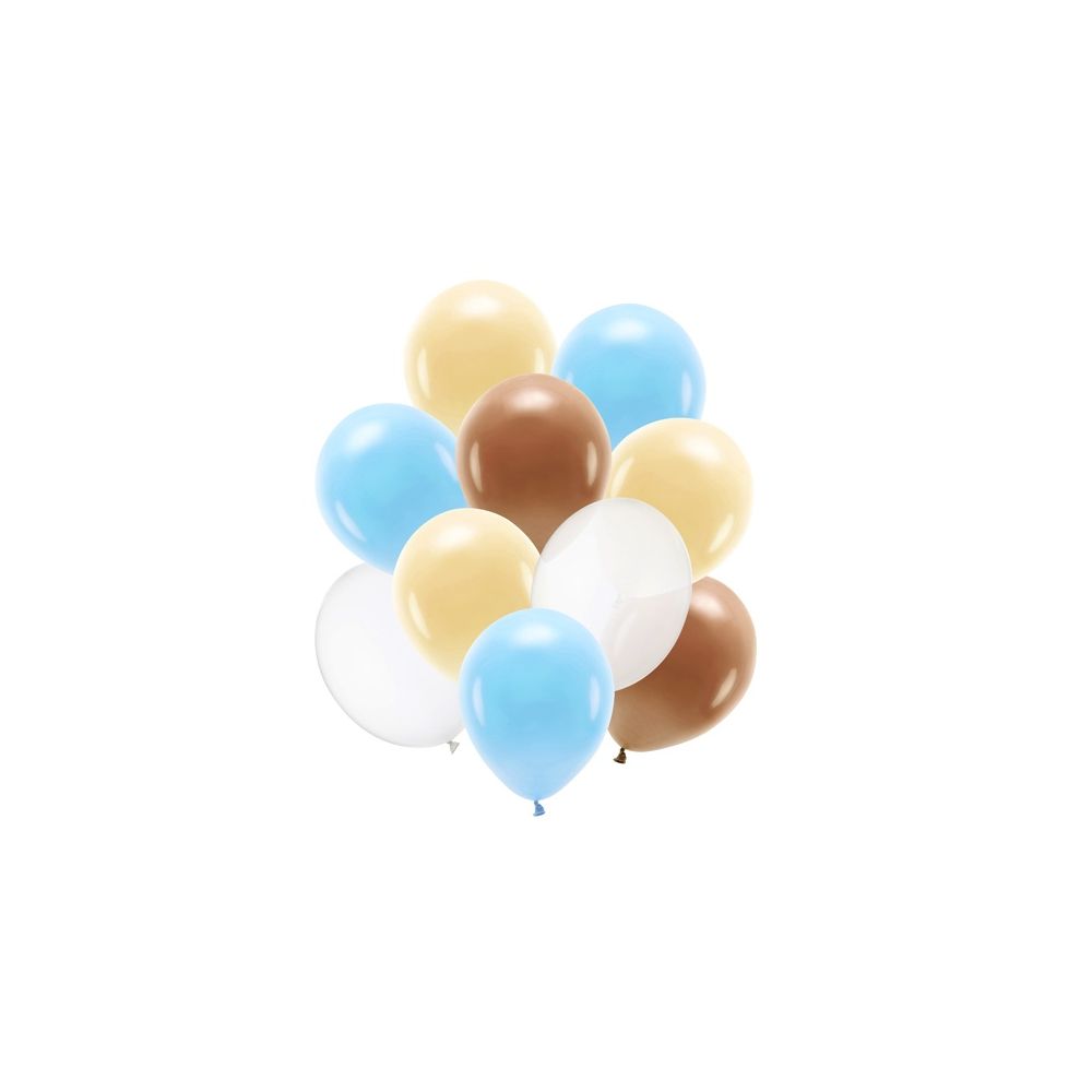 Zestaw balonów lateksowych - PartyDeco - niebieskie, 10 szt.