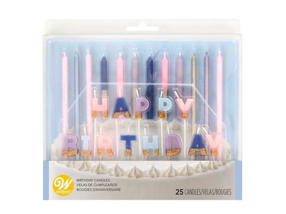 Zestaw świeczek urodzinowych - Wilton - 25 szt.
