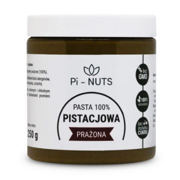 Pasta z prażonych pistacji 100% - Pi-Nuts - 250 g