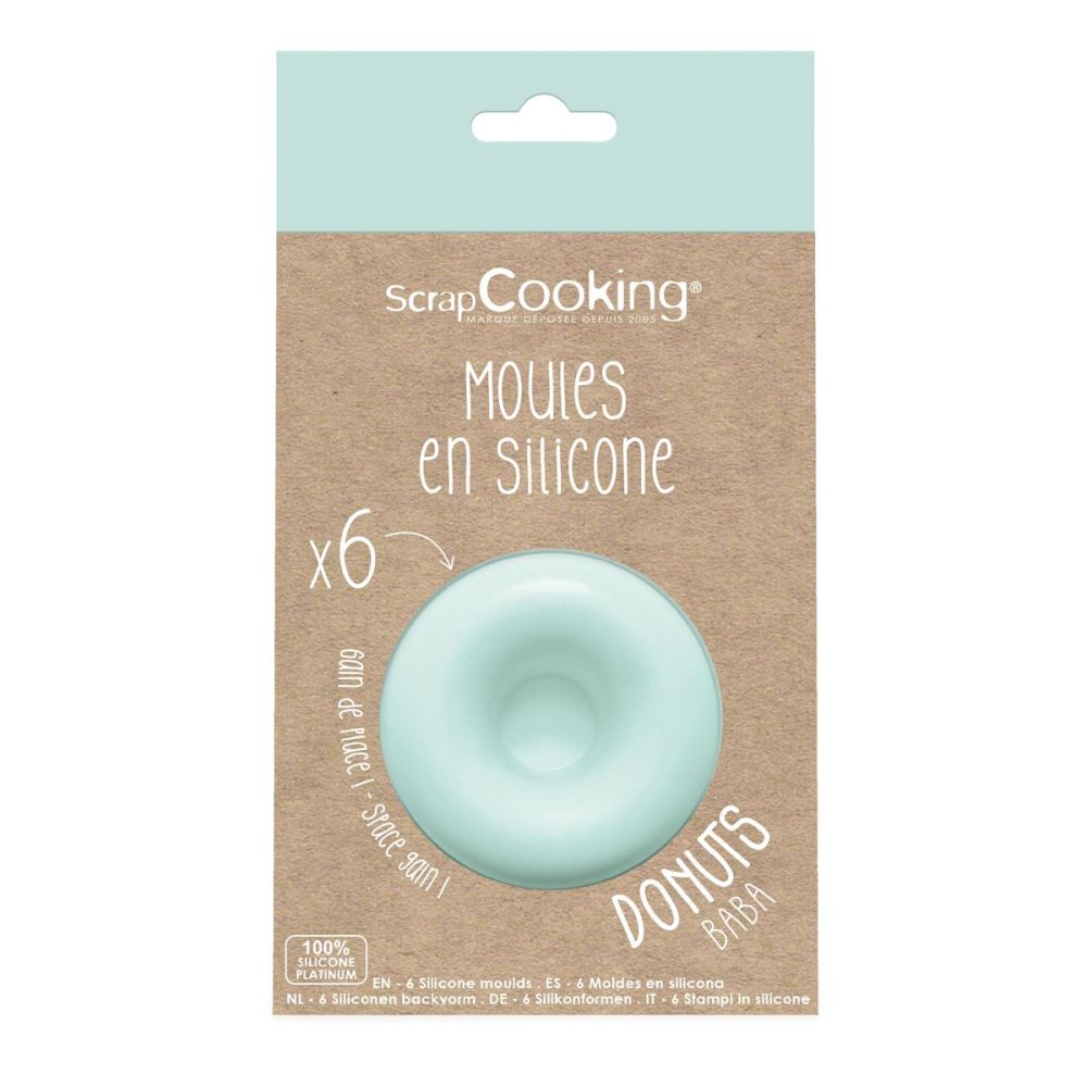 Silicone donut molds - ScrapCooking - 6 pcs.