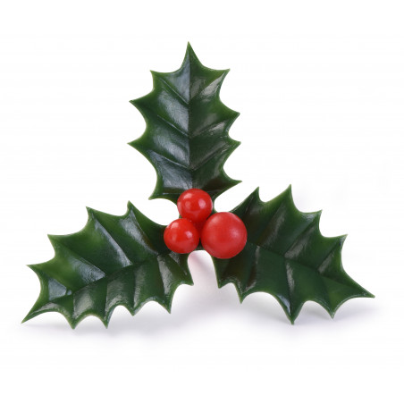 Holly, branch with berries and leaves. Christmas decorations. Vector  illustration. 13761618 Vector Art at Vecteezy