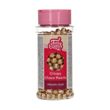 Posypka cukrowa Perełki - FunCakes - Metallic Gold, 60 g