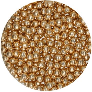 Sugar sprinkles Pearls - FunCakes - Metallic Gold, 60 g