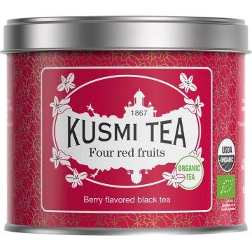 Herbata czarna Four Red Fruits Bio - Kusmi Tea - 100 g