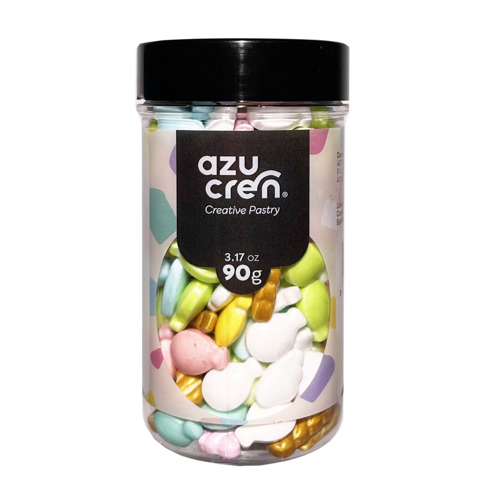 Posypka cukrowa - Azucren - Happy Candy, 90 g
