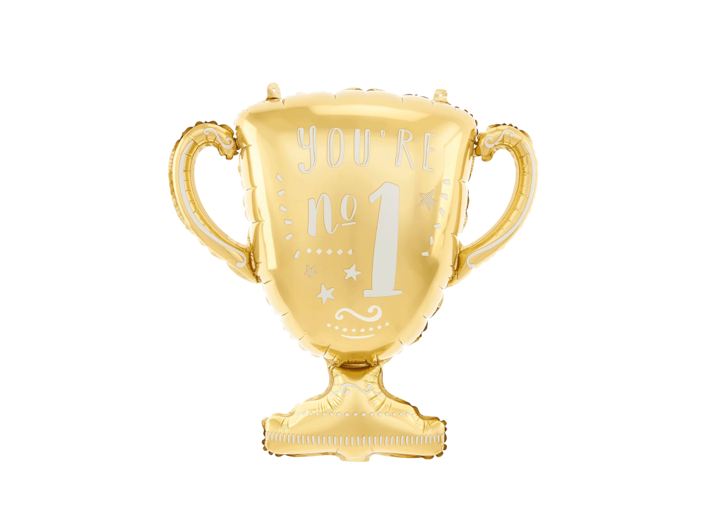 Balon foliowy Złoty Puchar - 79 x 78 cm
