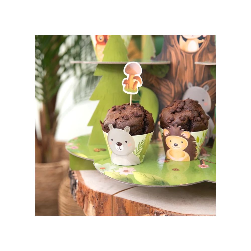 Muffin wraps Forest Friends - 6 pcs.