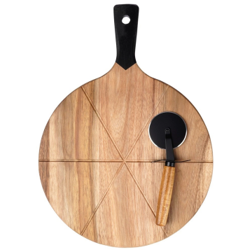 Pizza board with knife - Excellent Houseware