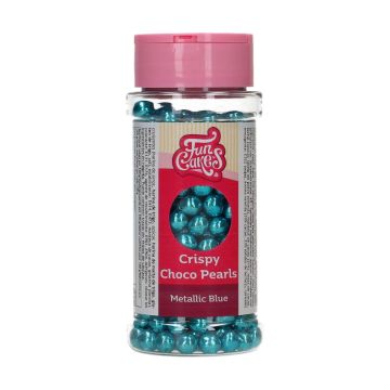Sugar sprinkles Pearls - FunCakes - Metallic Blue, 60 g