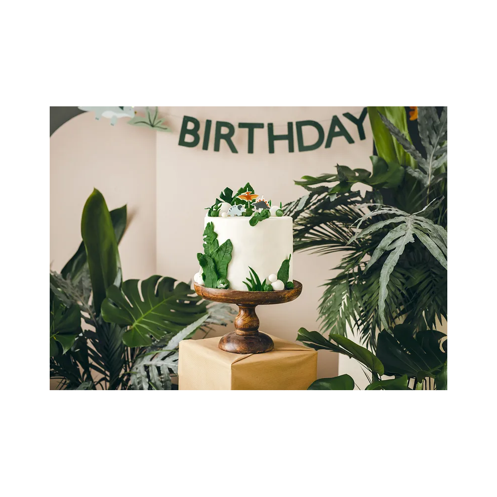Birthday Candles Dinosaurs - PartyDeco - 3 pcs.