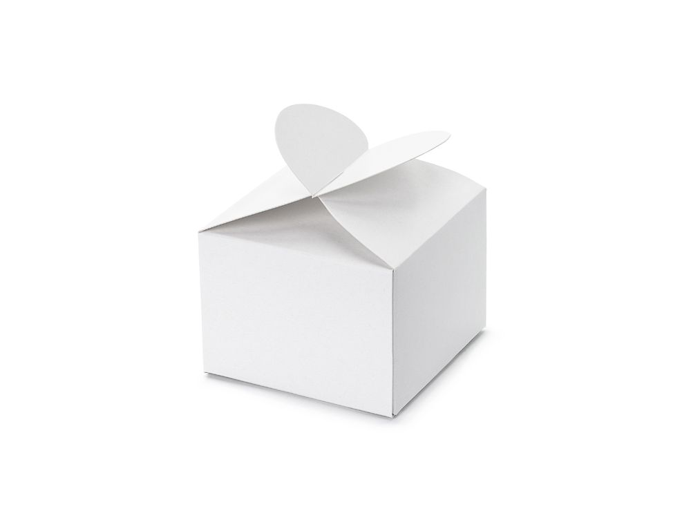Gift boxes for guests - PartyDeco - white, 10 pcs.